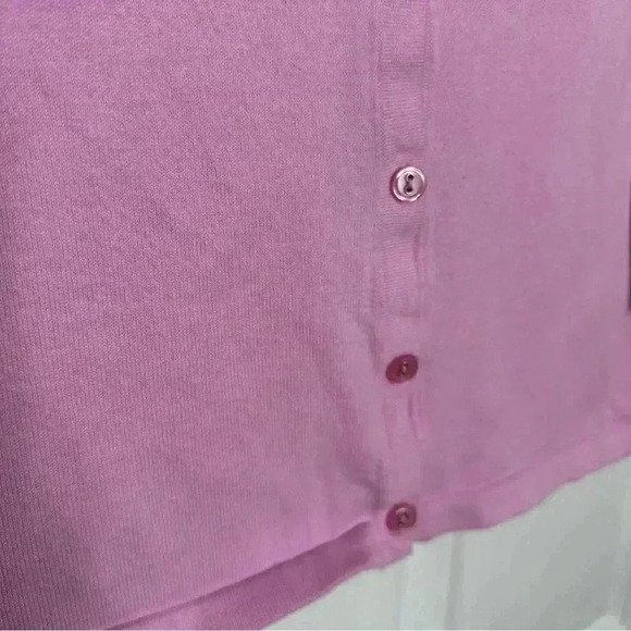 Eddie Bauer Cardigan 3/4 Sleeves Pink Size Small - Picture 4 of 16